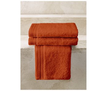 De Witte Lietaer Guest towels Contessa Terra di Sienna 40x60cm Cotton 3 pcs.