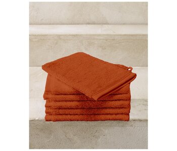 De Witte Lietaer Débarbouillettes Contessa Terra di Sienna 16x21cm Coton 6 pièces