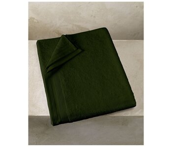 De Witte Lietaer Badlaken Contessa Velvet Moss 100x150cm Katoen