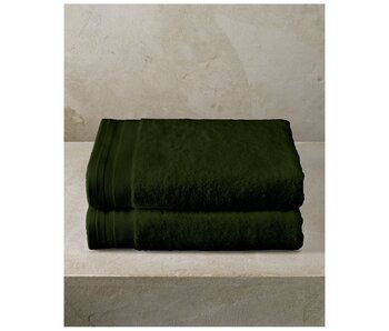 De Witte Lietaer Shower towels Contessa Velvet Moss 70x140cm Cotton 2 pcs.