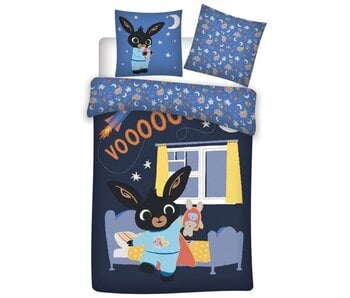 Bing Bunny Dekbedovertrek 140x200cm katoen