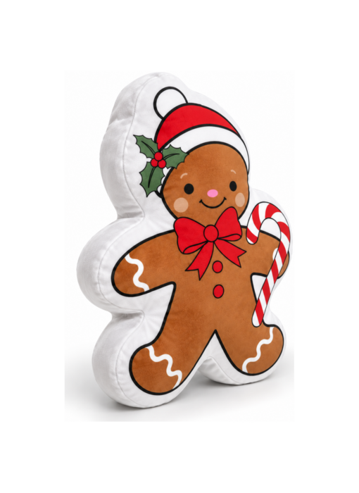 Kerst Gingerbread man Sierkussen 40x29cm