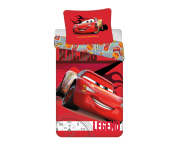 Disney Cars Housse de couette Légende 140 x 200 cm + 70 x 90 cm Coton