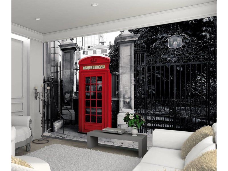 Londen Mural London Telefon 232 x 315 cm