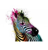 Patrice Murciano - Fotobehang Zebra - 366 x 253 cm - Multi