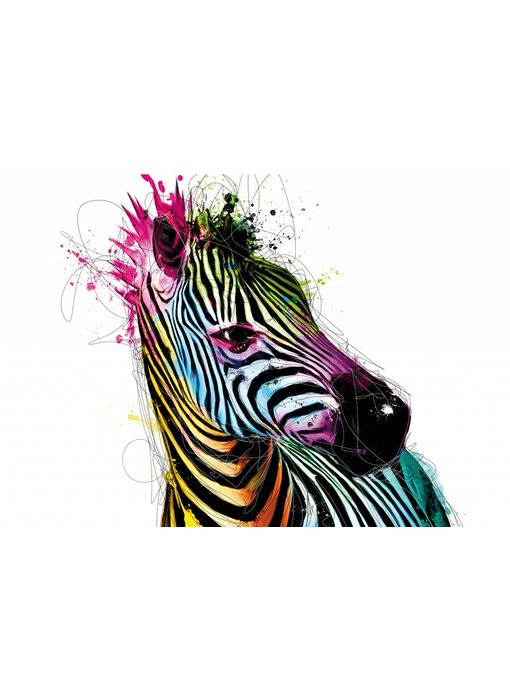 Patrice Murciano Fotobehang Zebra 366x253cm