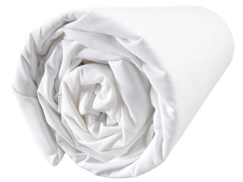 Matt & Rose Douce Nuit - Fitted Sheet - Double - 140 x 200 cm - White