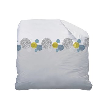 Matt & Rose Duvet Réveil fruite Grau / Blau 240x220cm