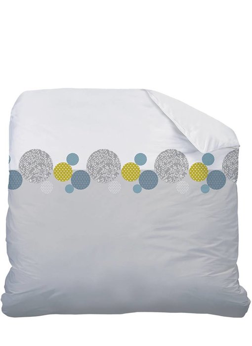 Matt & Rose Duvet Réveil fruite Grau / Blau 240x220cm