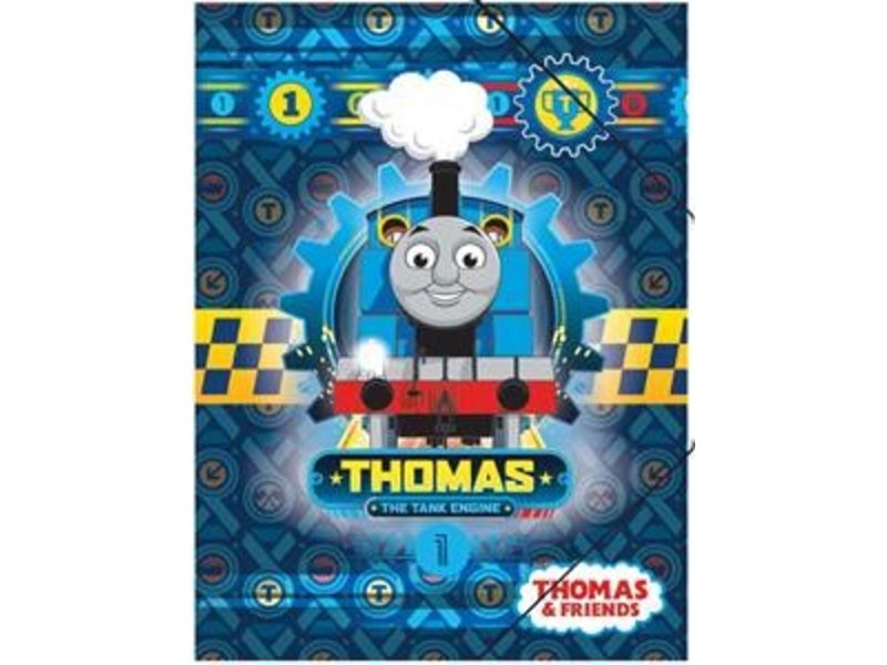 Thomas de Trein - ELASTOMAP - A4 - Blau