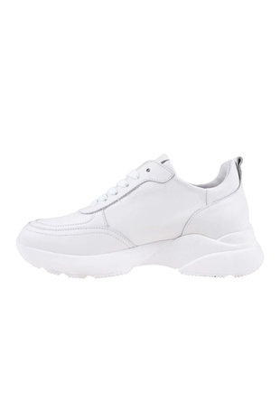 Gave Lederen Sneaker - WIT - Lou Lou Conceptstore