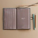 Tinne Mia Notebook 13x21 button, linen, Cloud Tinne Mia Notebook 13x21 button, linen, Cloud