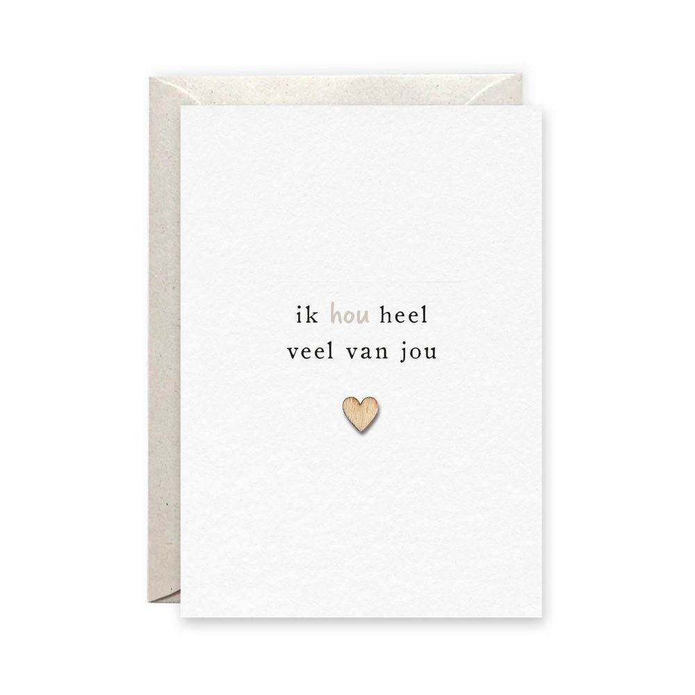 Kaart Hou Van Jou - Lou Lou Conceptstore