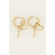 My Jewellery Oorringen bedels hartje & love - MJ044741200 My Jewellery Oorringen bedels hartje & love - MJ044741200