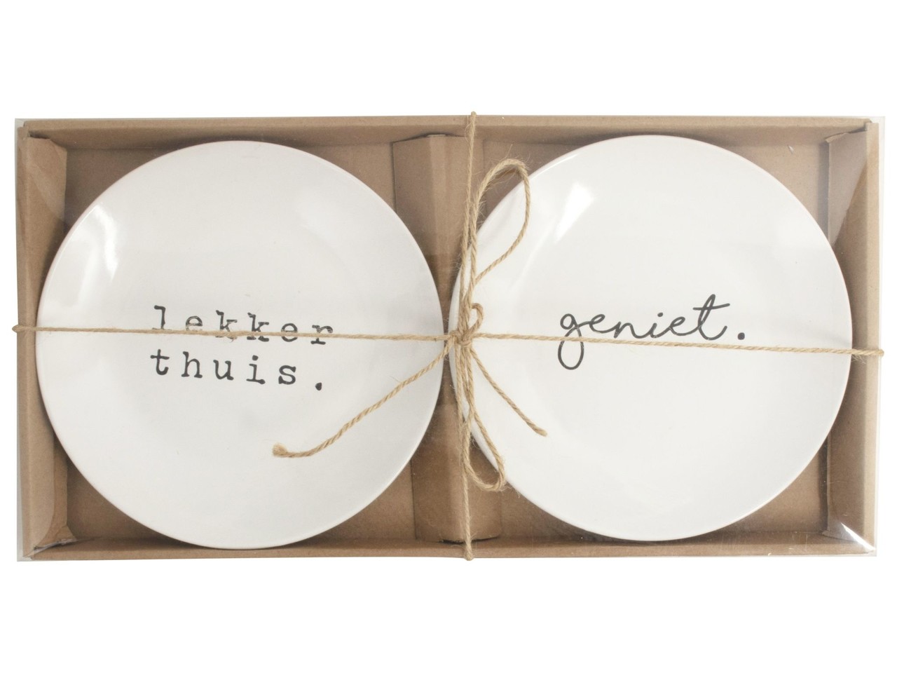 Gusta Bordje ø20 set Geniet/Thuis - Genieters