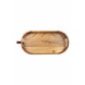Zusss - Houten Dienblad Ovaal 40Cm Zusss - Houten Dienblad Ovaal 40Cm