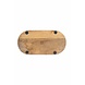 Zusss - Houten Dienblad Ovaal 40Cm Zusss - Houten Dienblad Ovaal 40Cm