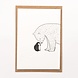 Studio Flash 'Little penguin meets a polar bear' - Wenskaart Studio Flash 'Little penguin meets a polar bear' - Wenskaart
