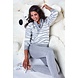 K Design K Design - Pull met rolkraag & strepen - T524 K Design K Design - Pull met rolkraag & strepen - T524
