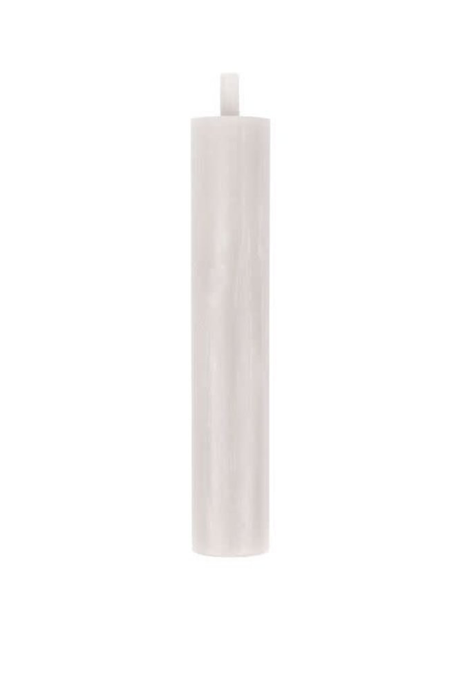 Zusss Rustiek kaarsje 12cm krijt
