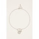 My Jewellery MOOD ketting met bedel & transparante steen My Jewellery MOOD ketting met bedel & transparante steen