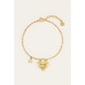 My Jewellery MOOD armband met hart & zilverkleurige steen My Jewellery MOOD armband met hart & zilverkleurige steen
