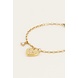 My Jewellery MOOD armband met hart & zilverkleurige steen My Jewellery MOOD armband met hart & zilverkleurige steen
