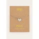 My Jewellery MOOD armband met hart & zilverkleurige steen My Jewellery MOOD armband met hart & zilverkleurige steen