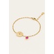 My Jewellery MOOD armband met bedel & roze steen My Jewellery MOOD armband met bedel & roze steen