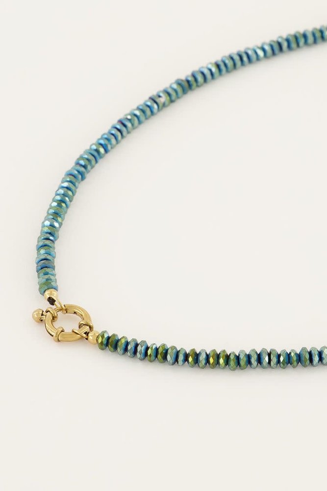 De waarheid vertellen Maar Materialisme Shop My Jewellery bij Lou Lou - MOOD ketting met groene kralen - Lou Lou  Conceptstore