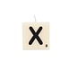 The Giftlabel Getallen & Letterkaarsen - X The Giftlabel Getallen & Letterkaarsen - X