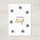 Letters and Lines A6 Kaart Goudfolie | Ik vind je lief Letters and Lines A6 Kaart Goudfolie | Ik vind je lief