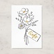 Letters and Lines A6 Kaart Goudfolie | Liefs bloemen Letters and Lines A6 Kaart Goudfolie | Liefs bloemen