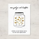 Letters and Lines A6 Kaart Goudfolie | Potje vol liefde Letters and Lines A6 Kaart Goudfolie | Potje vol liefde