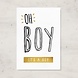 Letters and Lines A6 Kaart Goudfolie | Oh boy Letters and Lines A6 Kaart Goudfolie | Oh boy