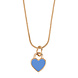 Timi Ketting - blauw hartje Timi Ketting - blauw hartje