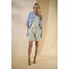 Red Button Polly short linenlook - SRB3000 Red Button Polly short linenlook - SRB3000