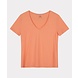 Esqualo T-shirt linen V-neck - HS22.30226 Esqualo T-shirt linen V-neck - HS22.30226