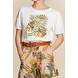 Geisha T-shirt 'Printed leaves' - 22358-25 Geisha T-shirt 'Printed leaves' - 22358-25