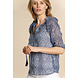 Geisha Bloes - allover grafische print lurex - 23466-20 Geisha Bloes - allover grafische print lurex - 23466-20