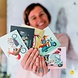 Illustralies Wenskaart - Sterrenhartje voor jou - (sterkte) Illustralies Wenskaart - Sterrenhartje voor jou - (sterkte)