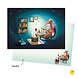 Illustralies Wenskaart - Vosje leest Illustralies Wenskaart - Vosje leest