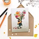 Illustralies Wenskaart - Bloemen (bloemenbeer) Illustralies Wenskaart - Bloemen (bloemenbeer)