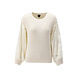K.Design Pull ronde hals met speciale mouwen - V854 K.Design Pull ronde hals met speciale mouwen - V854