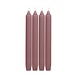 Gift Aterlier Kaarsen - set van 4 - Andante pink / roze Gift Aterlier Kaarsen - set van 4 - Andante pink / roze