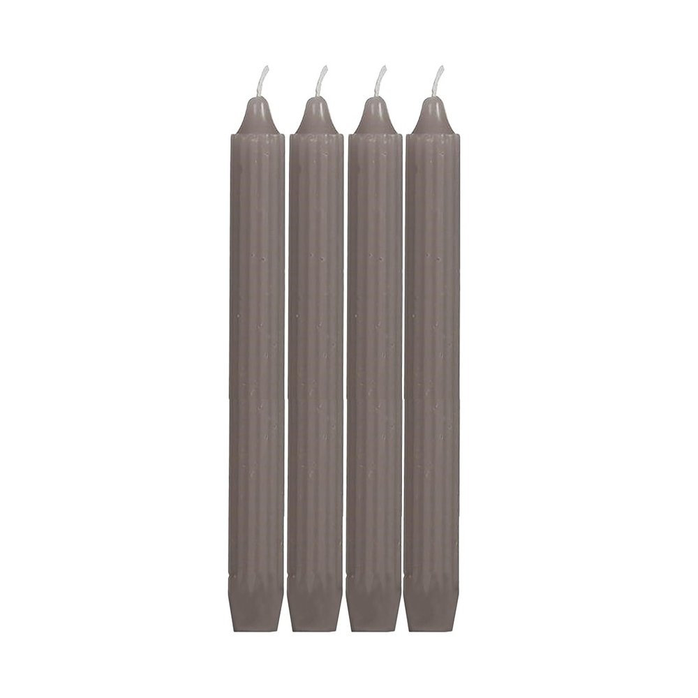Gift Aterlier Kaarsen - set van 4 - Andante grey / grijs