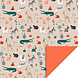 Inpakpapier - Party Animals - Poppy Red (70 cm x 3 mtr) Inpakpapier - Party Animals - Poppy Red (70 cm x 3 mtr)