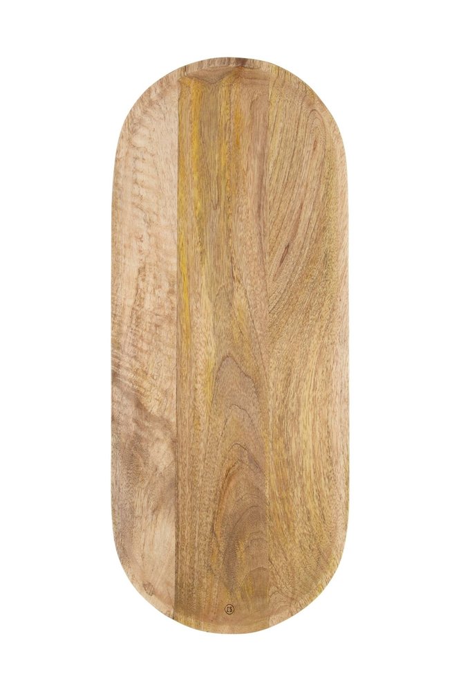 Zusss Ovalen stylingbord hout - 55x23x4cm