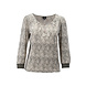 K.Design Blouse met print en pofmouwen - W202 K.Design Blouse met print en pofmouwen - W202