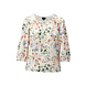 K.Design Blouse ronde hals, bloemenprint - W217 K.Design Blouse ronde hals, bloemenprint - W217